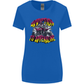 Quad Biking Adrenaline ATV Biker Off Road Womens Wider Cut T-Shirt Royal Blue