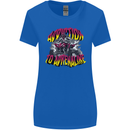 Quad Biking Adrenaline ATV Biker Off Road Womens Wider Cut T-Shirt Royal Blue