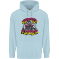 Quad Biking Adrenaline Off Road ATV Biker Childrens Kids Hoodie Light Blue