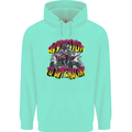 Quad Biking Adrenaline Off Road ATV Biker Childrens Kids Hoodie Peppermint