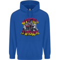 Quad Biking Adrenaline Off Road ATV Biker Childrens Kids Hoodie Royal Blue