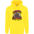 Quad Biking Adrenaline Off Road ATV Biker Childrens Kids Hoodie Yellow