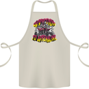 Quad Biking Adrenaline Off Road ATV Biker Cotton Apron 100% Organic Natural
