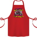 Quad Biking Adrenaline Off Road ATV Biker Cotton Apron 100% Organic Red