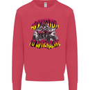 Quad Biking Adrenaline Off Road ATV Biker Kids Sweatshirt Jumper Heliconia