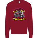 Quad Biking Adrenaline Off Road ATV Biker Kids Sweatshirt Jumper Red