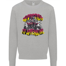 Quad Biking Adrenaline Off Road ATV Biker Kids Sweatshirt Jumper Sports Grey