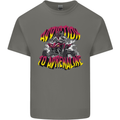 Quad Biking Adrenaline Off Road ATV Biker Kids T-Shirt Childrens Charcoal