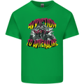 Quad Biking Adrenaline Off Road ATV Biker Kids T-Shirt Childrens Irish Green