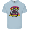 Quad Biking Adrenaline Off Road ATV Biker Kids T-Shirt Childrens Light Blue
