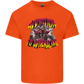 Quad Biking Adrenaline Off Road ATV Biker Kids T-Shirt Childrens Orange