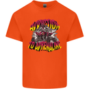 Quad Biking Adrenaline Off Road ATV Biker Kids T-Shirt Childrens Orange