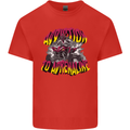 Quad Biking Adrenaline Off Road ATV Biker Kids T-Shirt Childrens Red