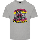 Quad Biking Adrenaline Off Road ATV Biker Kids T-Shirt Childrens Sports Grey