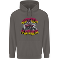 Quad Biking Adrenaline Off Road ATV Biker Mens 80% Cotton Hoodie Charcoal