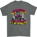 Quad Biking Adrenaline Off Road ATV Biker Mens T-Shirt 100% Cotton Charcoal