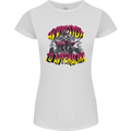 Quad Biking Adrenaline Off Road ATV Biker Womens Petite Cut T-Shirt White