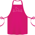 Quail Bird ECG Cotton Apron 100% Organic Pink