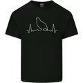 Quail Bird ECG Kids T-Shirt Childrens Black