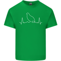 Quail Bird ECG Kids T-Shirt Childrens Irish Green