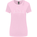 Quail Bird ECG Womens Wider Cut T-Shirt Light Pink
