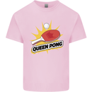 Queen Ping Pong Table Tennis Funny Kids T-Shirt Childrens Light Pink