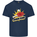 Queen Ping Pong Table Tennis Funny Kids T-Shirt Childrens Navy Blue