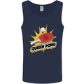 Queen Ping Pong Table Tennis Funny Mens Vest Tank Top Navy Blue