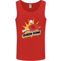 Queen Ping Pong Table Tennis Funny Mens Vest Tank Top Red