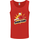 Queen Ping Pong Table Tennis Funny Mens Vest Tank Top Red