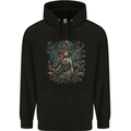 Queen of Nature Fantasy Pagan Childrens Kids Hoodie Black
