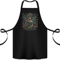 Queen of Nature Fantasy Pagan Cotton Apron 100% Organic Black