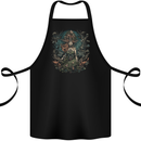Queen of Nature Fantasy Pagan Cotton Apron 100% Organic Black