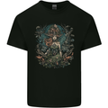 Queen of Nature Fantasy Pagan Kids T-Shirt Childrens Black