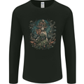 Queen of Nature Fantasy Pagan Mens Long Sleeve T-Shirt Black