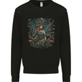 Queen of Nature Fantasy Pagan Mens Sweatshirt Jumper Black