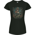 Queen of Nature Fantasy Pagan Womens Petite Cut T-Shirt Black
