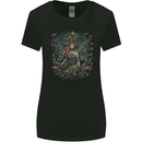 Queen of Nature Fantasy Pagan Womens Wider Cut T-Shirt Black