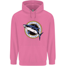 Quints Shark Fishing Amnity Island Great White Mens 80% Cotton Hoodie Azelea