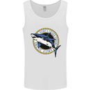 Quints Shark Fishing Amnity Island Great White Mens Vest Tank Top White