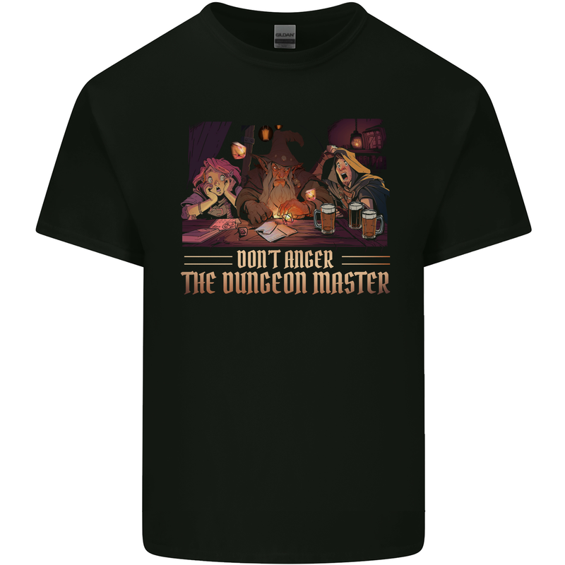 RPG Anger the Dungeon Master Role Play Games Kids T-Shirt Childrens Black