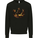 RPG Cats Role Play Games Mens Sweatshirt Jumper Black