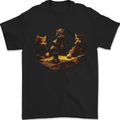 RPG Cats Role Play Games Mens T-Shirt 100% Cotton Black
