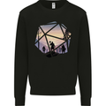 RPG Dice Role Play Games Mens Sweatshirt Jumper Black