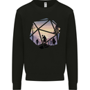 RPG Dice Role Play Games Mens Sweatshirt Jumper Black