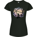 RPG Dice Role Play Games Womens Petite Cut T-Shirt Black