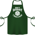 RPG Dont Worry I Have a Plan Role Play Games Cotton Apron 100% Organic Forest Green