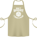 RPG Dont Worry I Have a Plan Role Play Games Cotton Apron 100% Organic Khaki