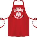 RPG Dont Worry I Have a Plan Role Play Games Cotton Apron 100% Organic Red