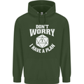 RPG Dont Worry I Have a Plan Role Play Games Mens 80% Cotton Hoodie Forest Green